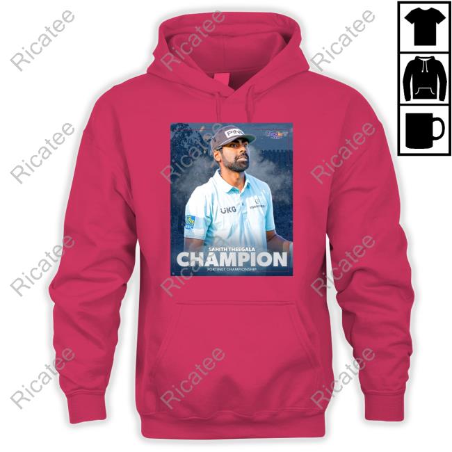 Sahith Theegala Champion Fortinet Championship Tee Shirt Pga Tour