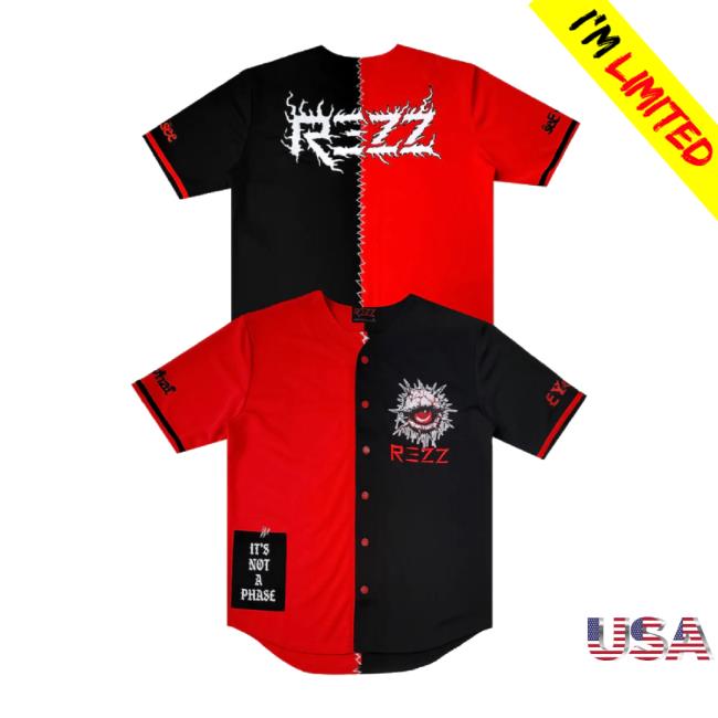 Trending Rezz Official Shop Rezz - See What Eye See - Two Tone Baseball Jersey Long Sleeve Tee Rezz Merch Store