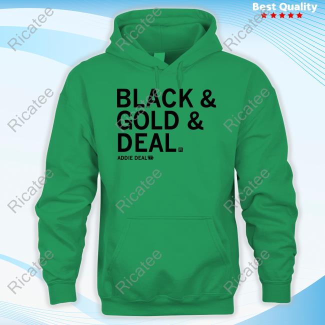 Raygunsite Black And Gold And Deal Addie Deal 7 Shirt