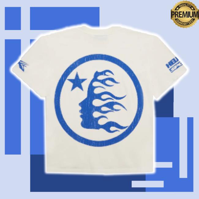 Trending Hellstar Merch Store Beat Us! Unisex Sweatshirt (White/Blue) Hellstar Shop