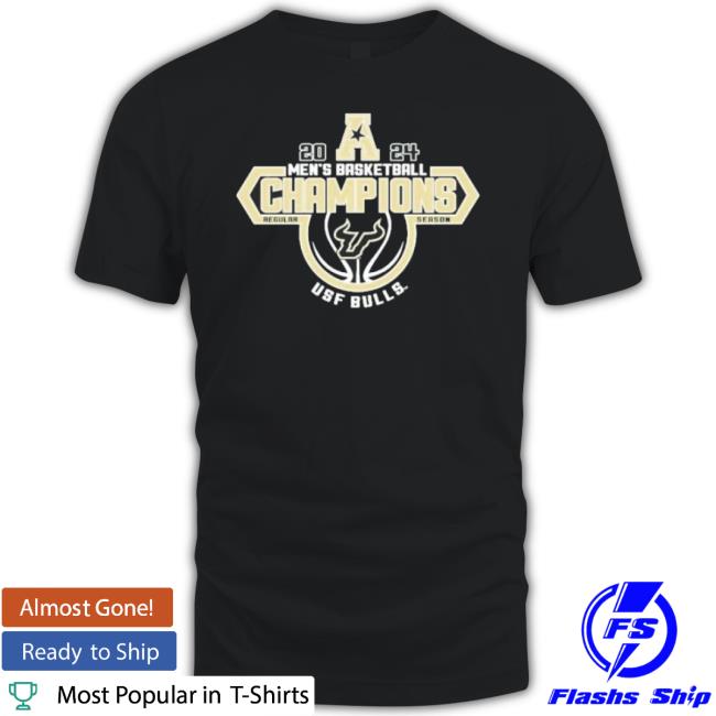 Trending South Florida Bulls 2024 Aac Men’S Basketball Regular Season Champions Hoodie Sweatshirt
