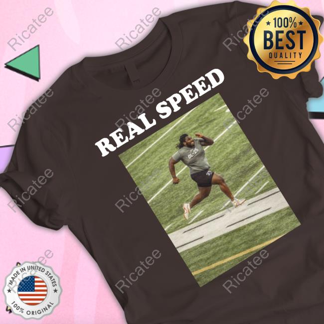 Texas Football Michael Huff Wearing T'vondre Sweat Real Speed Shirts