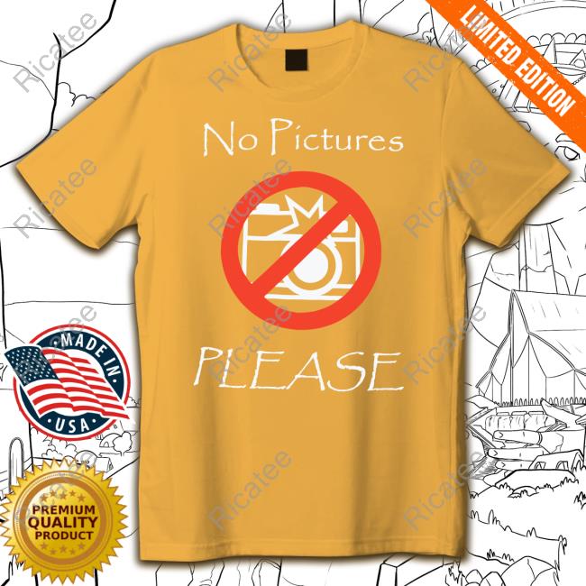 Joeyy No Pictures Please Tee Shirt