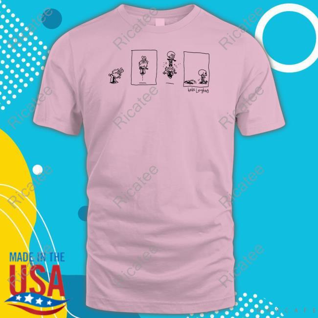 Feels So Goods Merch Haha Laughing Calvin & Hobbes Hooded Sweatshirt