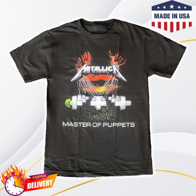 Trending Obsessed With Graphic Tees Merch Store Metallica "Master Of Puppets" Graphic New Shirt Obsessedwithgraphictees Shop