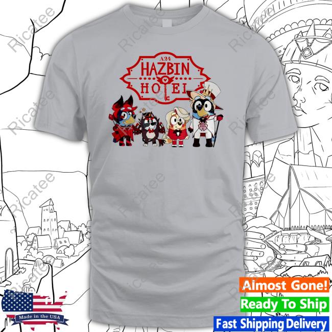 Bluey X Hazbin Hotel Long Sleeve Bluey X Hazbin Hotel New Shirt