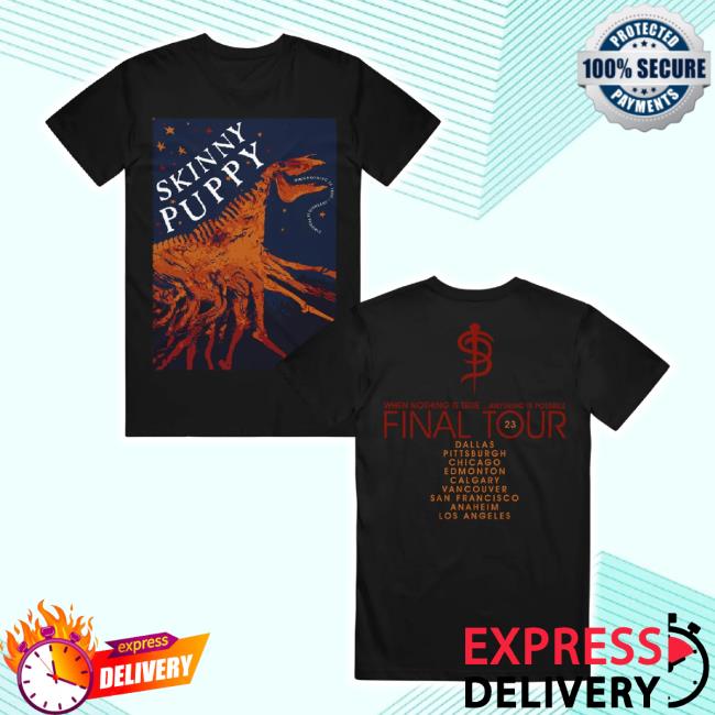 Trending Skinny Puppy Merch Store Dinosaur Black Sweater Skinny Puppy Shop