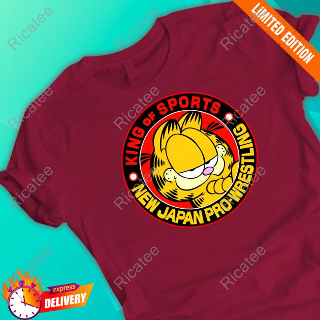 "Street Smart" Adam Sanders Garfield King Of Sports New Japan Pro Wrestling Hoodie