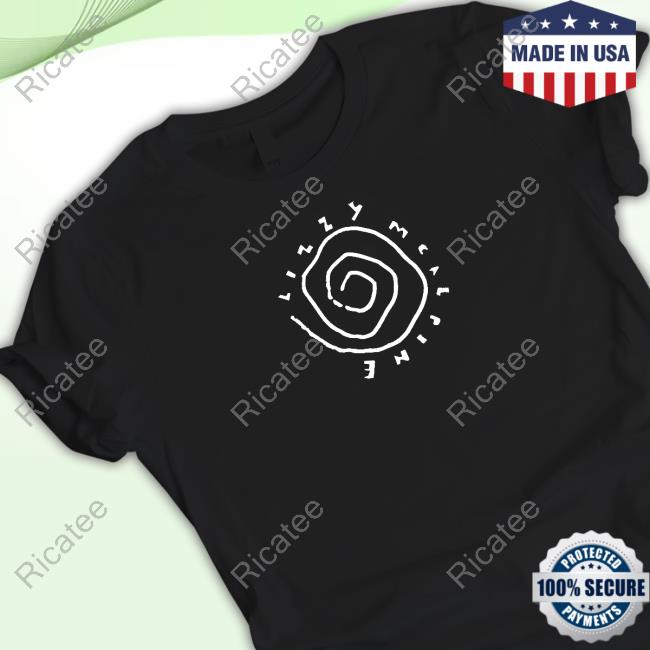 Official Lizzy Mcal Pine Green Vortex Shirt