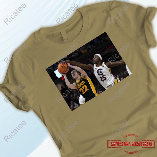 Johnson Blocks A Shot By Iowa Guard Caitlin Clark New Shirt Go Gamecocks Johnson Blocks A Shot By Iowa Guard Caitlin Clark New Shirt Go Gamecocks