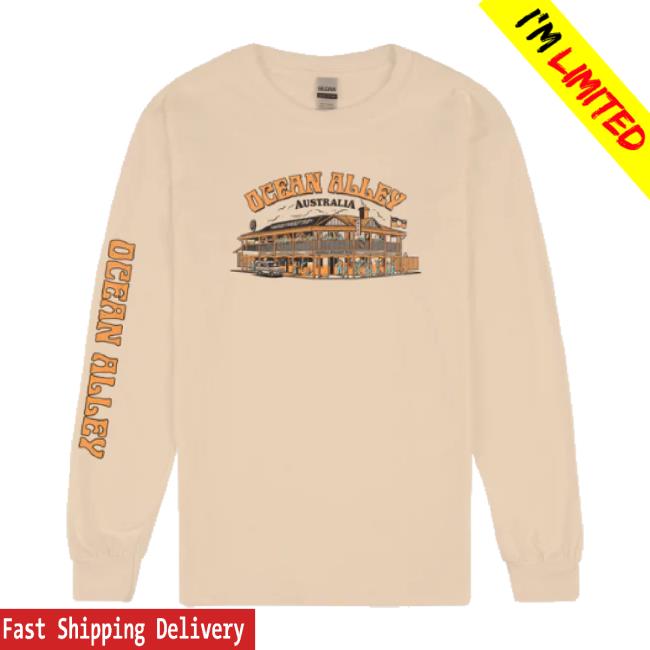 Trending Ocean Alley Pub Hoodie Sweatshirt (Sand) Ocean Alley Shop