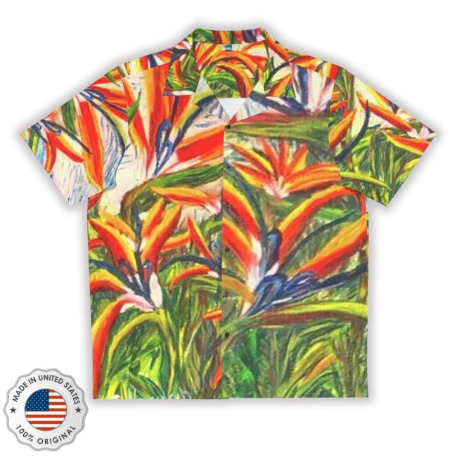 Artistspaintings Merch Bird Of Paradise, Mikala Hawaiian Shirt Artistspaintings Merch Bird Of Paradise, Mikala Hawaiian Shirt