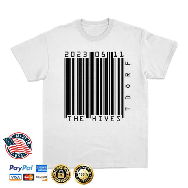 Trending Barcode White Classic Shirt Thehives Shop