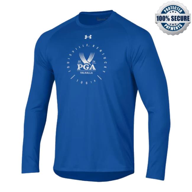 Original Under Armour 2024 Pga Championship 106Th Pga Circle Sweatshirt In Royal