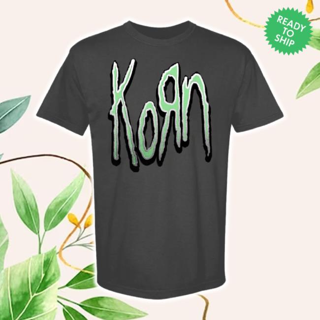 Official Korn Logo Graphite T-Shirt Korn Web Store Official Korn Logo Graphite T-Shirt Korn Web Store