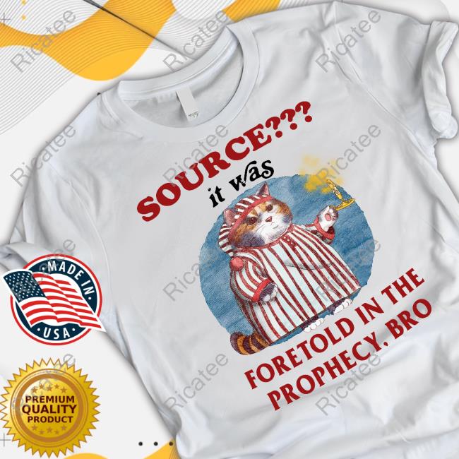 Jmcgg Source It Was Foretold In The Prophecy Bro Tank Top