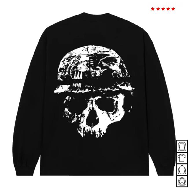 Original War Skull Hoodie Black City Morgue Official Shop