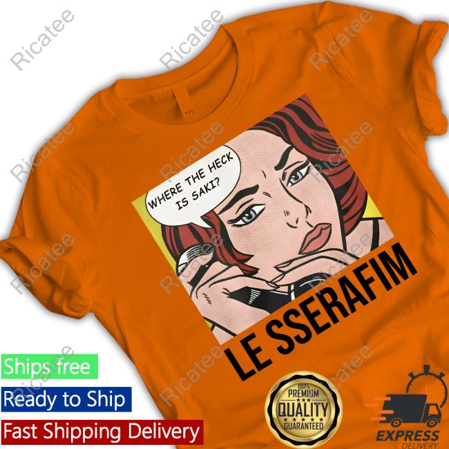 1-800-Hot-N-Fun Where The Heck Is Saki Le Sserafim New Shirt