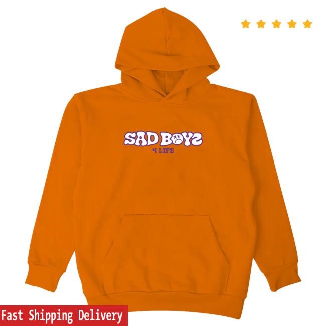 Sad Boyz Store Merch Mente Positiva 4L Hoodie - Orange Tee Shirt Sad Boyz Store Merch Mente Positiva 4L Hoodie - Orange Tee Shirt