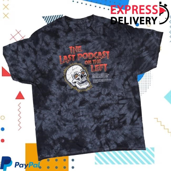 Official Last Podcast Merch Glow Skull Shirt