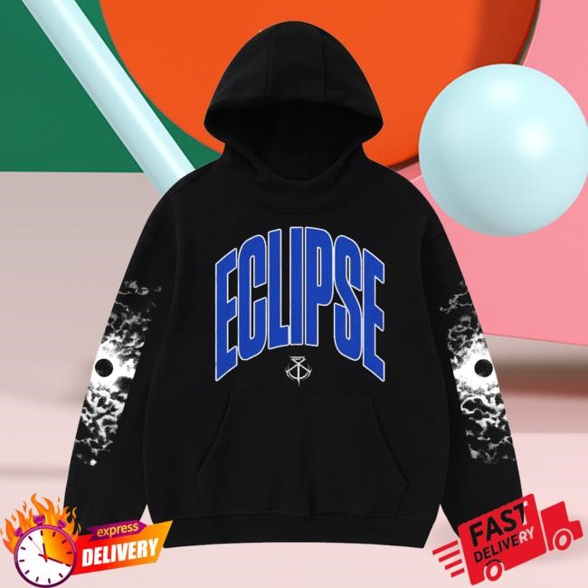 Eclipse Collegiate Black Hoodie