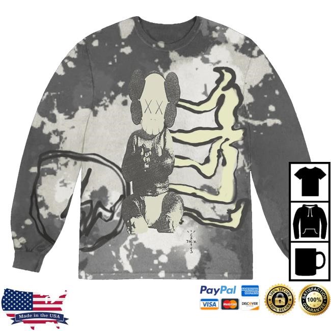 Cactus Jack By Travis Scott X Kaws For Fragment Long Sleeve T Shirt 'Tie Dye' Cactus Jack By Travis Scott X Kaws For Fragment Long Sleeve T Shirt 'Tie Dye'
