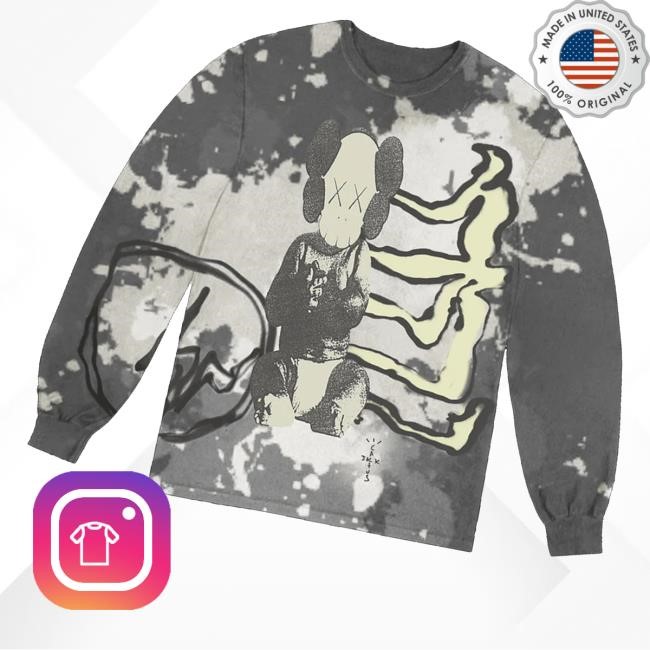 Cactus Jack By Travis Scott X Kaws For Fragment Long Sleeve T Shirt 'Tie Dye' Cactus Jack By Travis Scott X Kaws For Fragment Long Sleeve T Shirt 'Tie Dye'