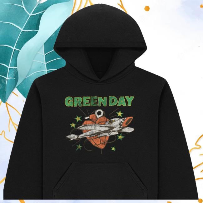 Greenday Merch Shop Airplane Heart Grenade Tour Sweatshirt Greenday Merch Shop Airplane Heart Grenade Tour Sweatshirt