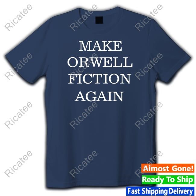 Rachael Wong Wearing Make Orwell Fiction Again Tee Shirt