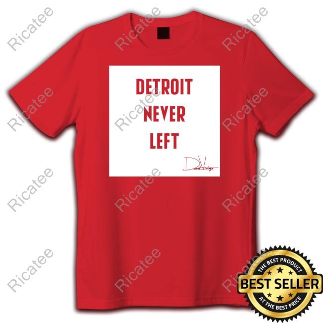 Rashad Mooreman Wearing Detroit Never Left Sweatshirt