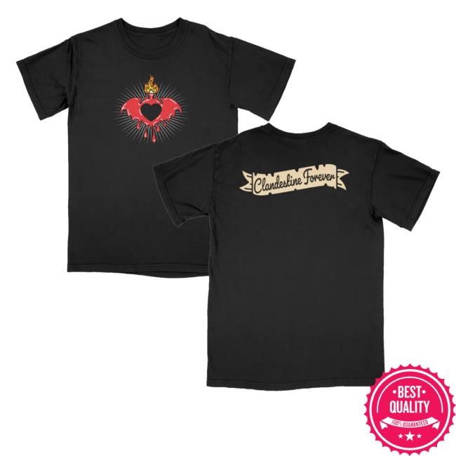 Clandestineindustries Merch Store Shop Clandestine Forever Sacred Heart Shirts