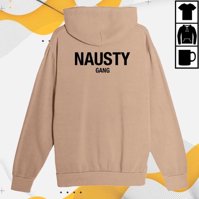 Merchlabs Merch Kendall Washington Nausty Gang Heavyweight Hoodie Sweatshirt