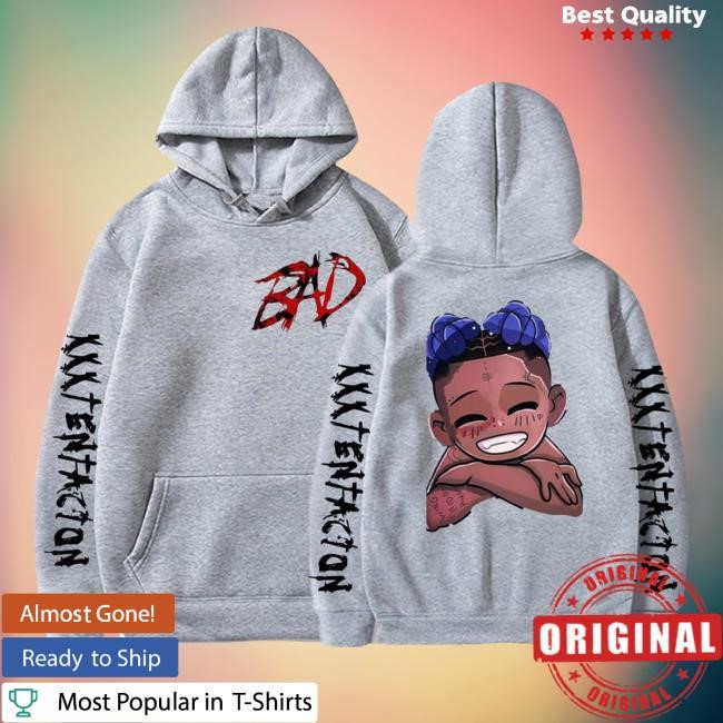 Jahseh Onfroy Hoodies – Hip Hop Rapper Bad Shirts Xxxtentacion Merch