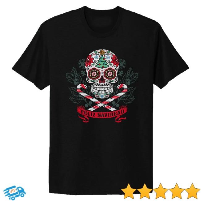 Official Grunt Style Merch Women's Feliz Navidead Boyfriend Fit T-Shirt Black