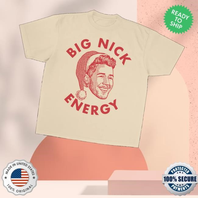 Jonas Brothers Merch Big Nick Energy Hoodie Sweatshirt