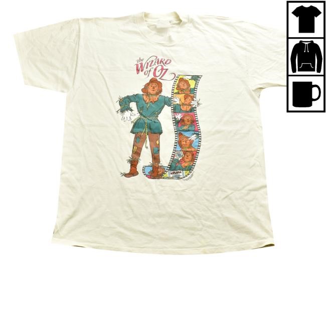 Vintage 1990'S The Wizard Of Oz Movie Promo Crewneck Sweatshirt Miah Wearing