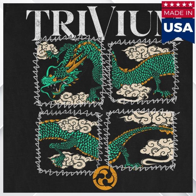 Trivium Merch Store Dragon Cloud Tank Top