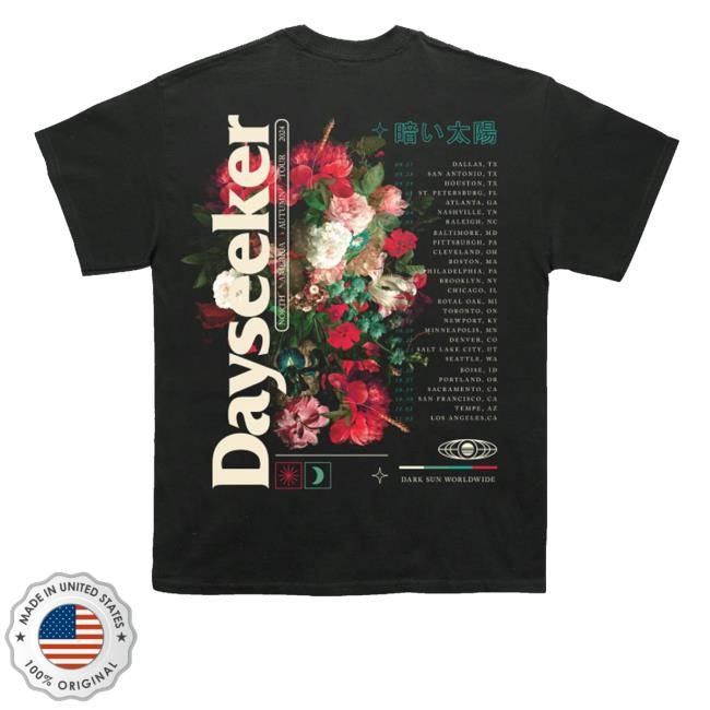 Dayseeker North America Autumn Tour 2024 Tee Dayseeker Merch Store Fall Tour