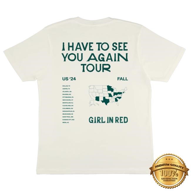 Official Shop Girl In Red Merch Store Ihtsya 2024 Natural Itin T-Shirt