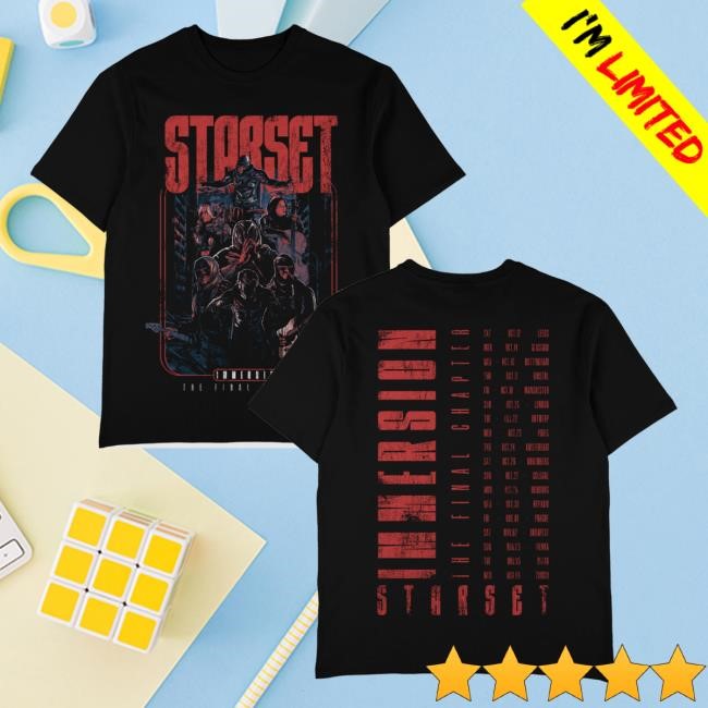 Starsetonline Uk-Eu Immersion Band Tour Tee Shirt