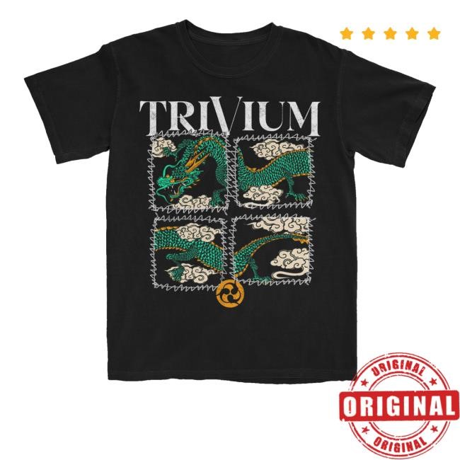 Trivium Merch Store Dragon Cloud Shirt