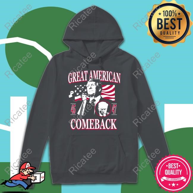 Old Row Store Trump Great American Comeback Hooded Sweatshirt