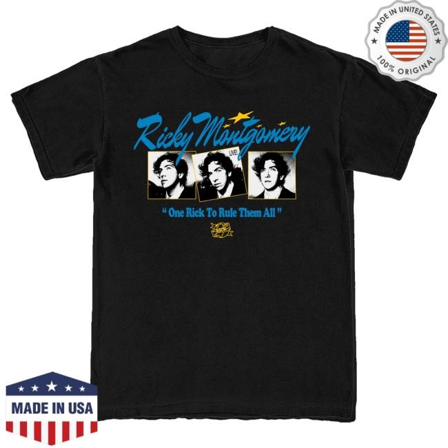 Original Ricky Montgomery Merch Store One Rick To Rule Them All Tour Hooded Sweatshirt