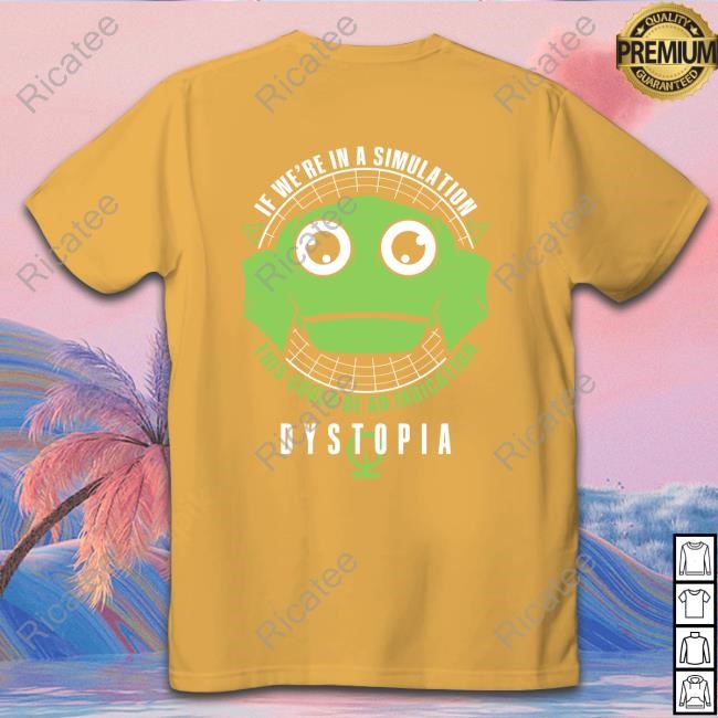 Wormstin If We're In A Simulation This Could Be An Indication Dystopia Shirt