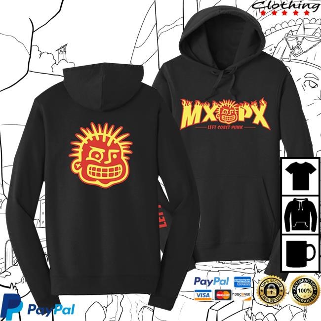 Mxpx Merch Store Left Coast Punk Fire Tee