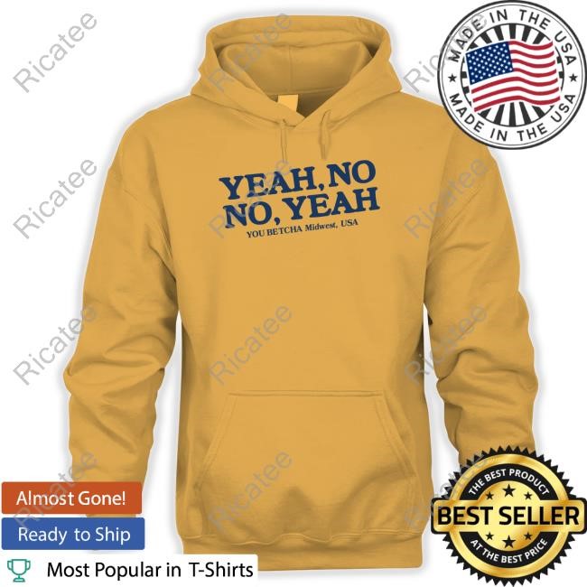 George Kittle Wearing Yeah No No Yeah You Betcha Midwest Tee Shirt