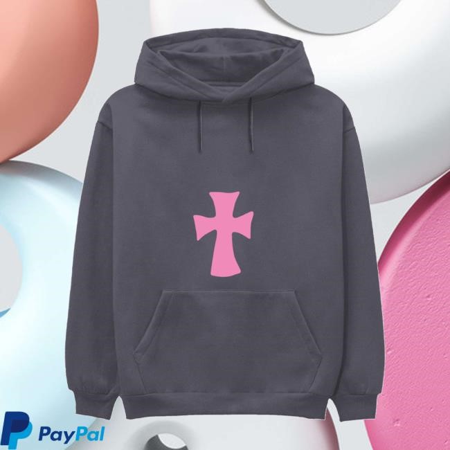 Lil Uzi Vert Merch Store Pink Cross Tee Shirt