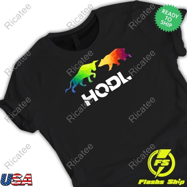 Bull And Bear Hodl Tee Shirt