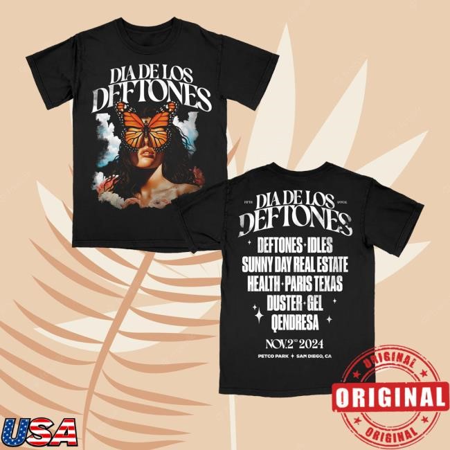 Deftones Official Merchandise Ddld '24 Black Admat Hooded Sweatshirt