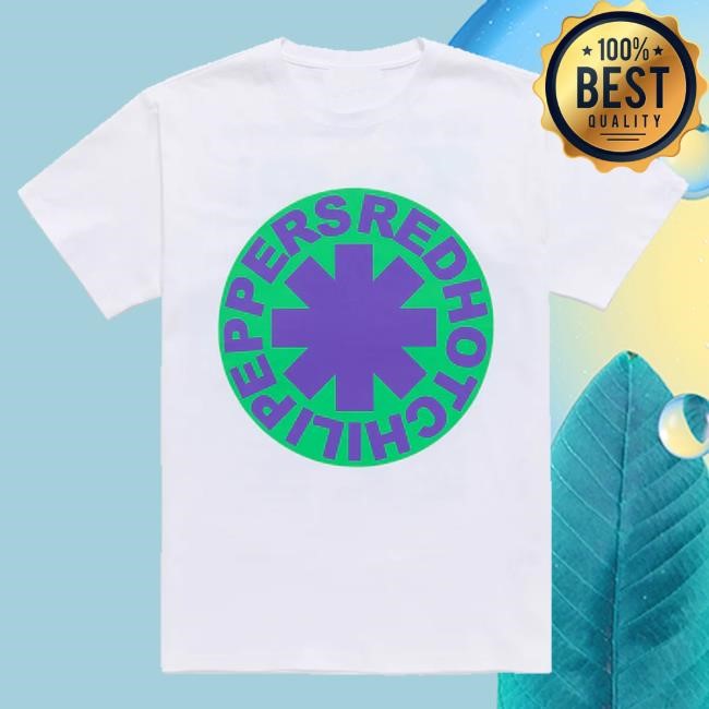 Red Hot Chili Peppers Classic Tour Tee 2024 - Green Purple Crewneck Sweatshirt